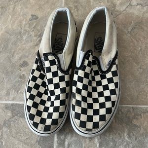 Vans checkered shoes
